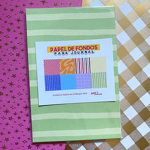 Papel decorativo para Journal | Mix Colorido #3