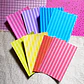 Papel decorativo para Journal | Mix Líneas Arcoíris - Miniatura 3