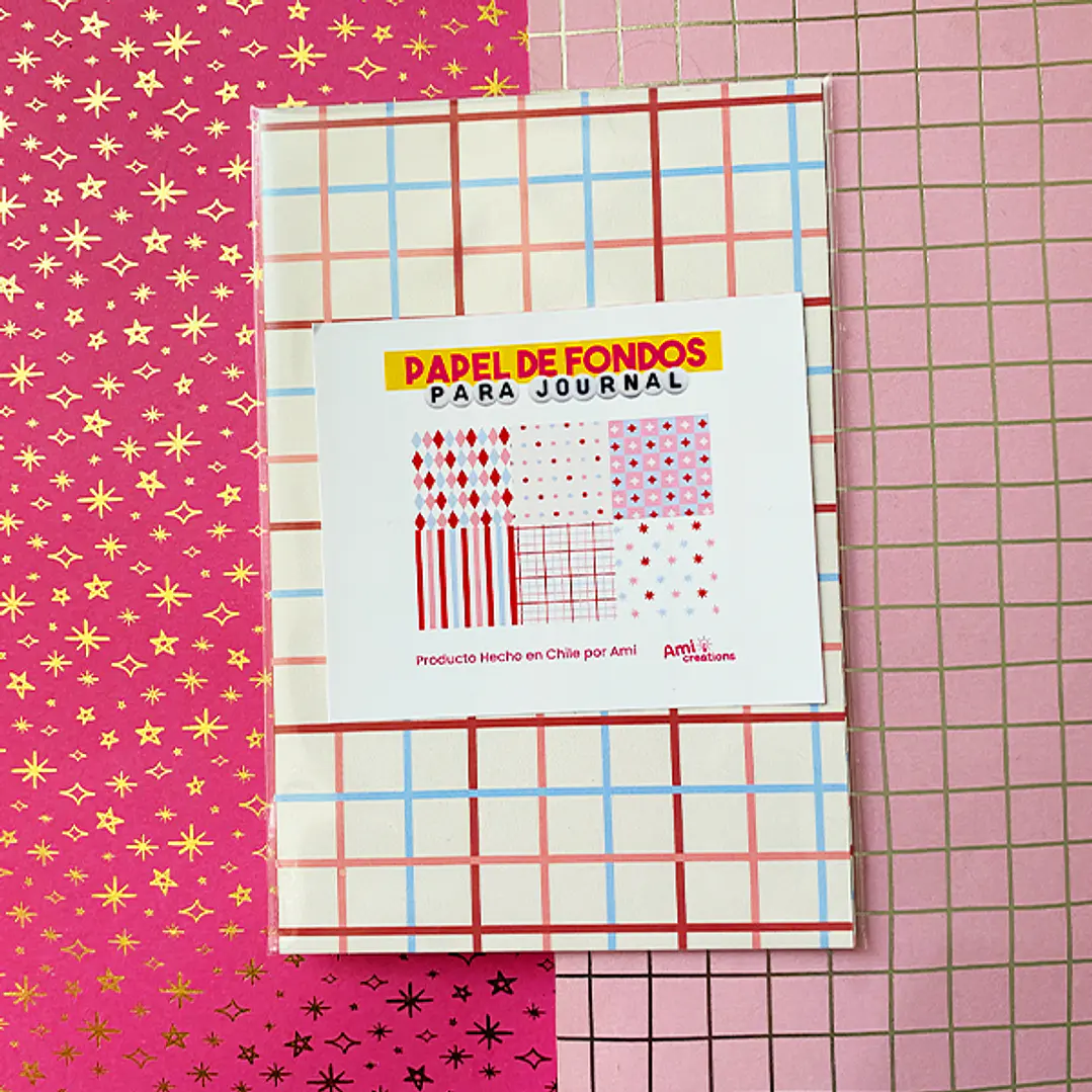 Papel decorativo para Journal | Mix Retro 1