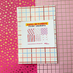 Papel decorativo para Journal | Mix Retro