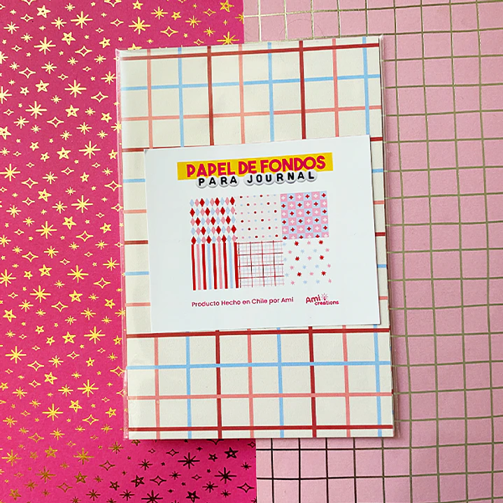 Papel decorativo para Journal | Mix Retro 1