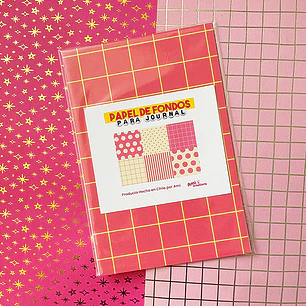 Papel decorativo para Journal | Mix Rosa & Amarillo