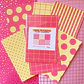 Papel decorativo para Journal | Mix Rosa & Amarillo - Miniatura 2