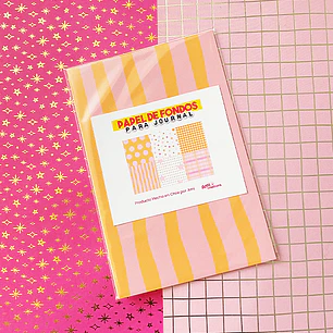 Papel decorativo para Journal | Mix Sunset