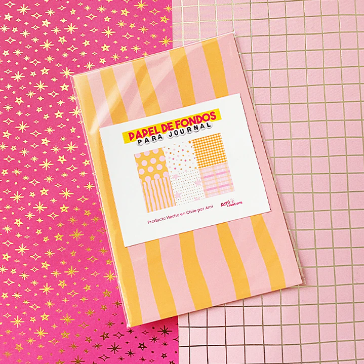Papel decorativo para Journal | Mix Sunset 1