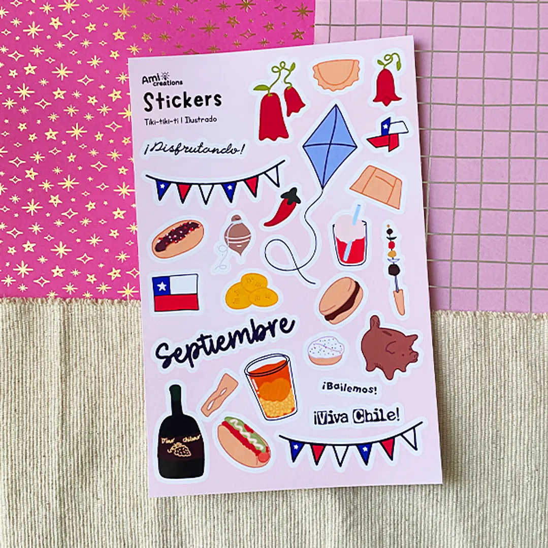 Stickers ilustrados 