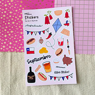 Stickers ilustrados 