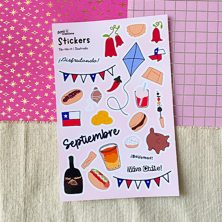 Stickers ilustrados 