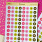 Stickers Letras Clásicas 