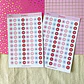 Stickers Letras Clásicas 