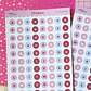 Stickers Letras Clásicas 