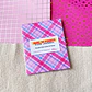 Mini Papel decorativo para Journal | Cuadrillé Lila & Rosa - Miniatura 2