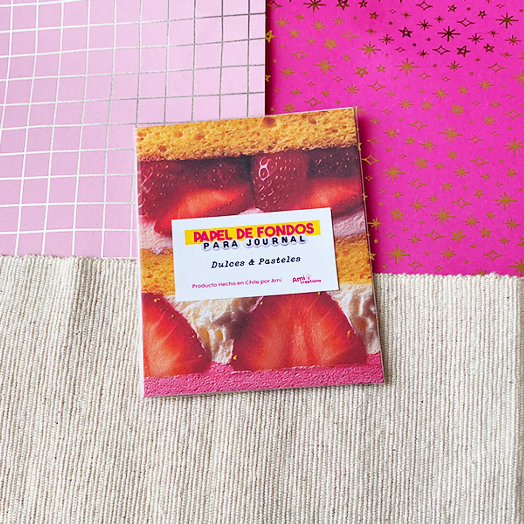 Mini Papel decorativo para Journal | Dulces & Pasteles 2