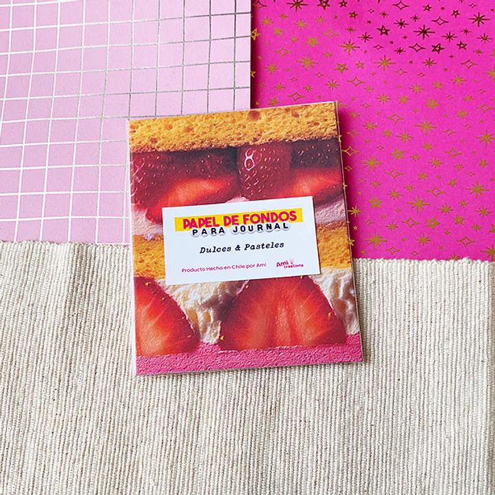 Mini Papel decorativo para Journal | Dulces & Pasteles 2