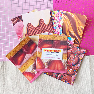 Mini Papel decorativo para Journal | Dulces & Pasteles