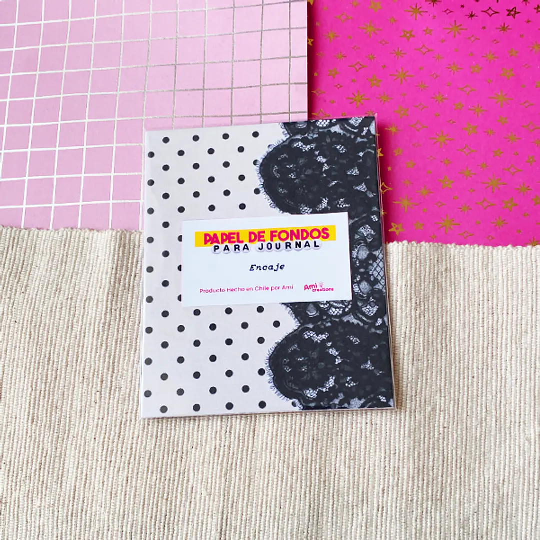 Mini Papel decorativo para Journal | Encaje 2