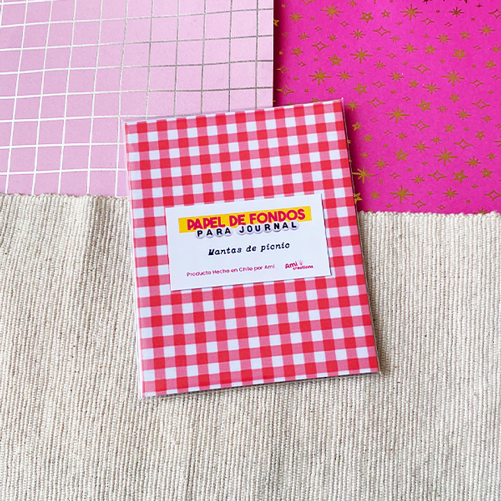 Mini Papel decorativo para Journal | Mantas de picnic 2