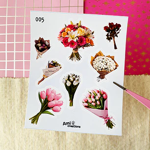 Mini stickers - Ramos de flores | 005