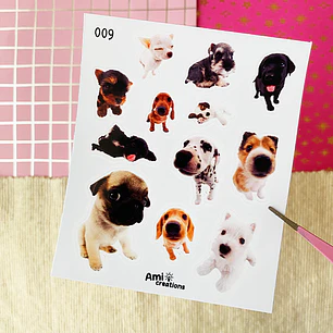 Mini stickers - Perritos | 009