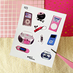 Mini stickers - Audio Y2K | 023
