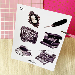 Mini stickers - Vintage Negro | 028