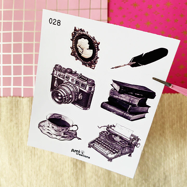 Mini stickers - Vintage Negro | 028 1