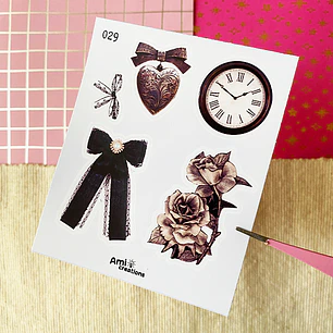 Mini stickers - Vintage Negro | 029