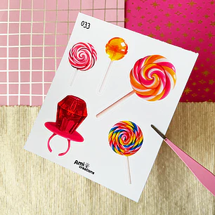 Mini stickers - Paletas & Dulces | 033