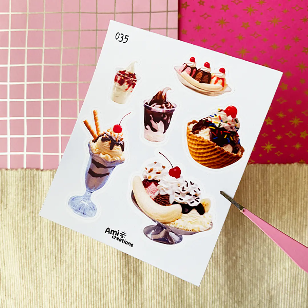 Mini stickers - Helados & Splits | 035 1
