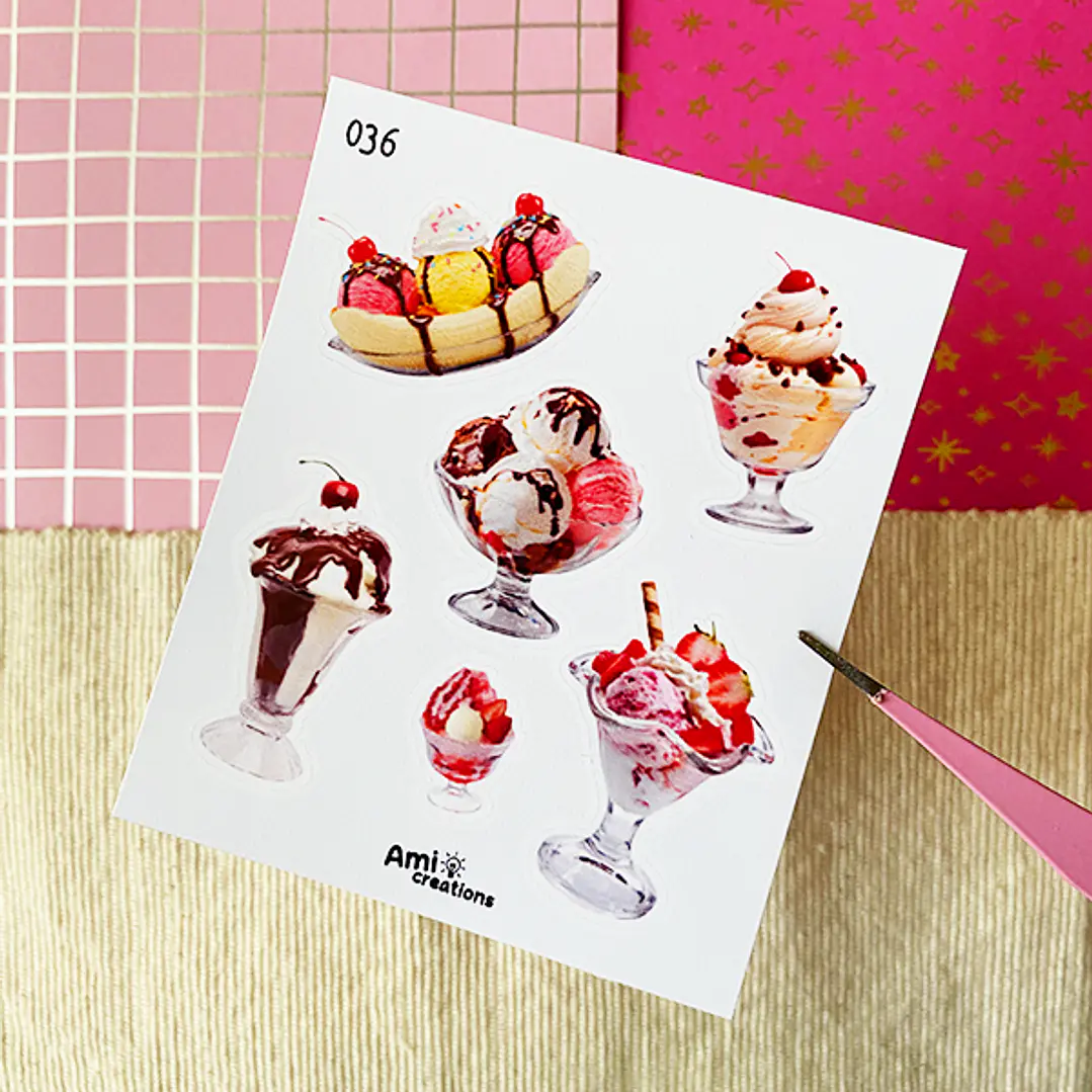 Mini stickers - Helados & Splits | 036 1