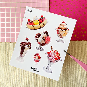 Mini stickers - Helados & Splits | 036