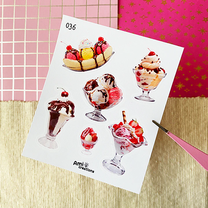 Mini stickers - Helados & Splits | 036 1