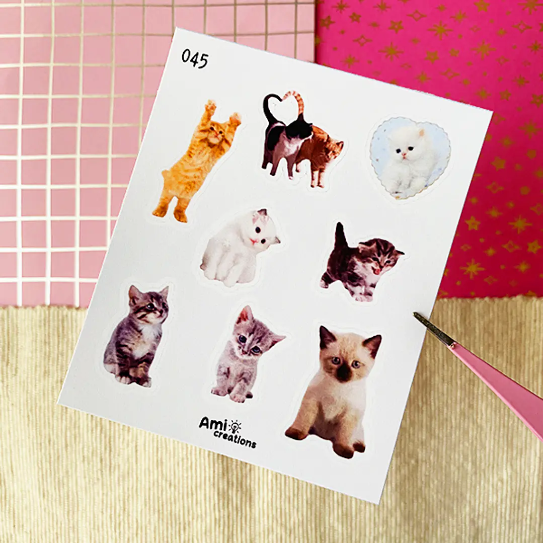 Mini stickers - Gatitos | 045 1
