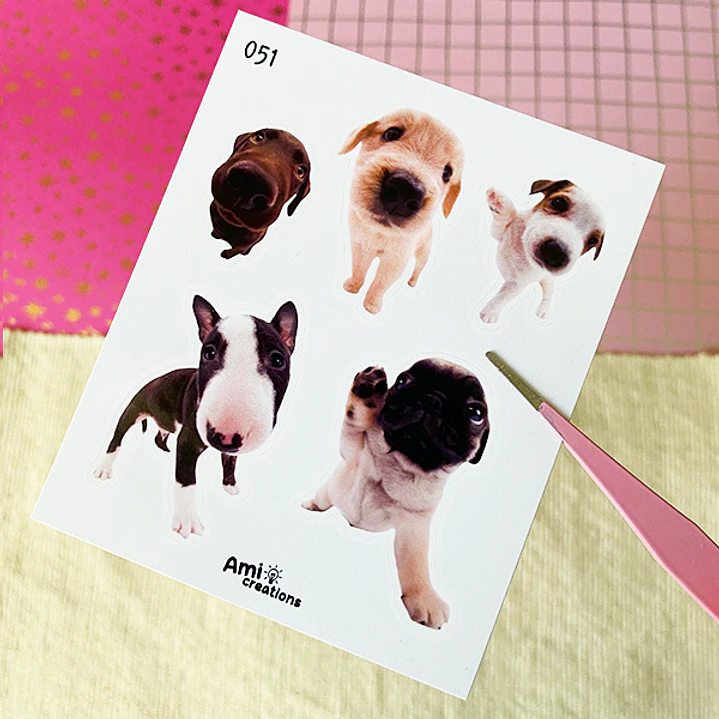 Mini stickers - Perritos tiernos | 051 1