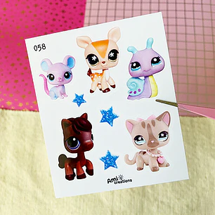 Mini stickers - Mascotitas Pet Shop | 058