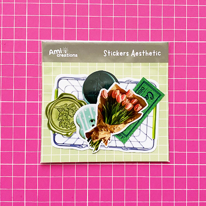 Stickers Aesthetic | Verde 1