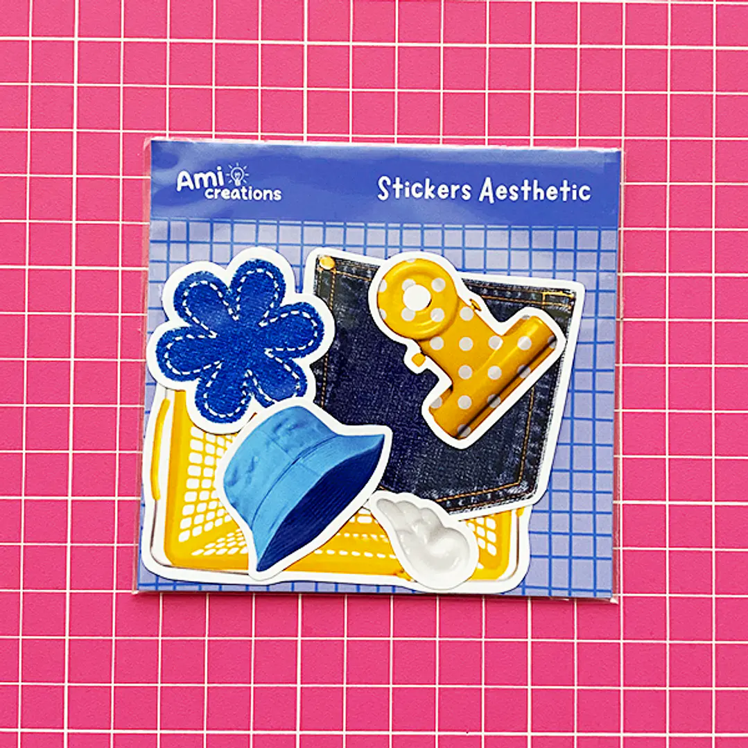 Stickers Aesthetic | Azul 1