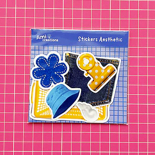 Stickers Aesthetic | Azul