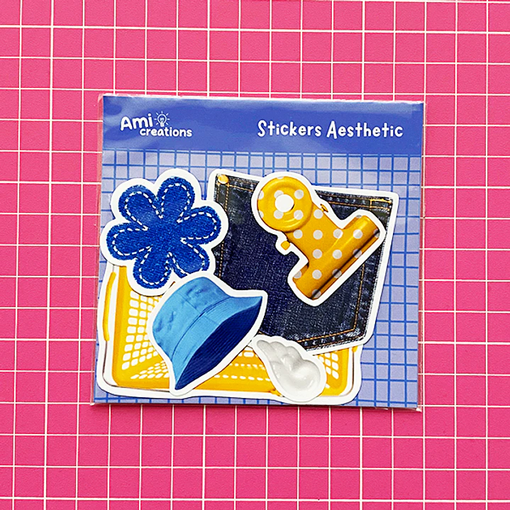 Stickers Aesthetic | Azul 1