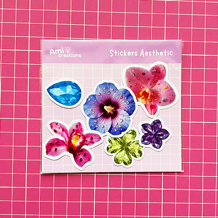 Stickers Aesthetic | Lila 1