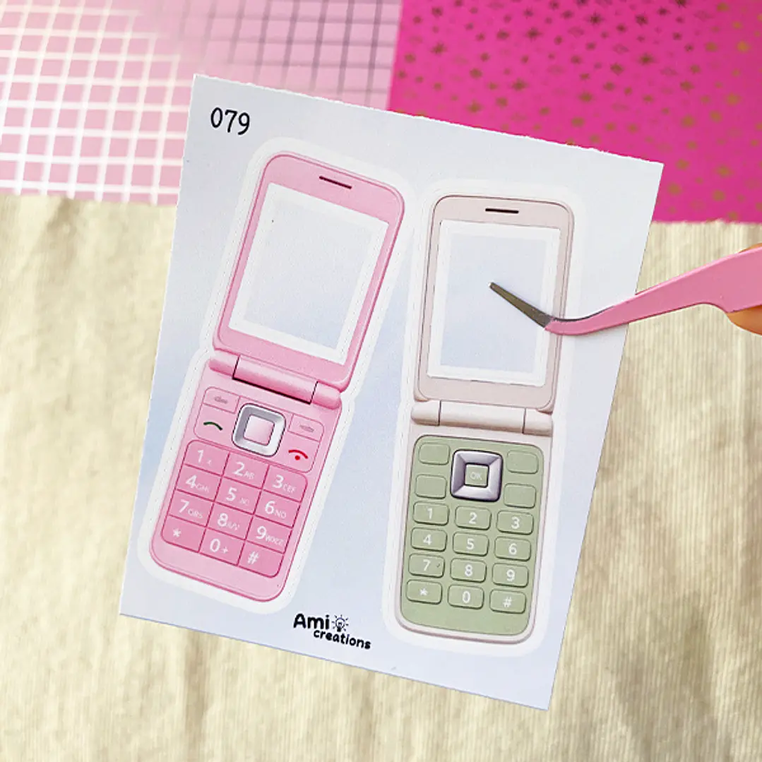 Mini stickers - Marcos teléfonos | 079 1