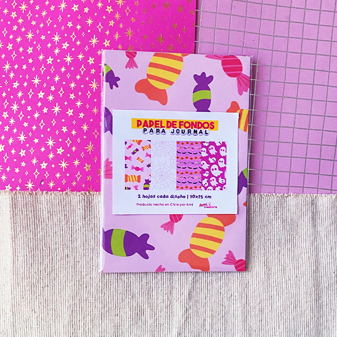 Papel decorativo para journal | Mix Halloween 1