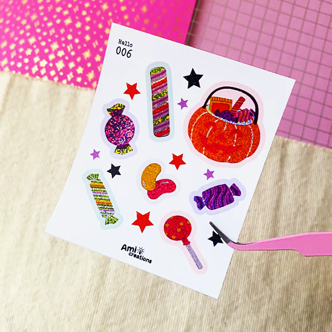 Mini stickers - Dulces | Hallo 006 1