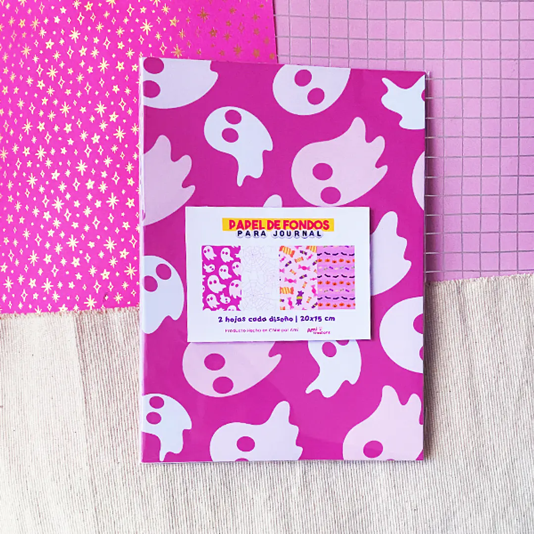 Papel decorativo para journal 15x20 cm | Mix Halloween 1