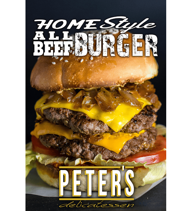 All Beef Burger Peter's (4 unidades de 150 grs. c/u) 