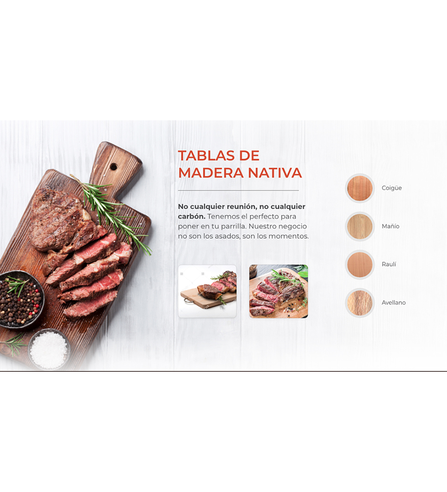 Tablas de Madera Nativa - Coigüe 30x45 cms