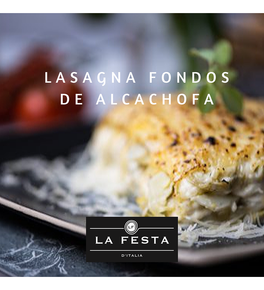 Lasagna Fondos de Alcachofa Individual - 300 grs