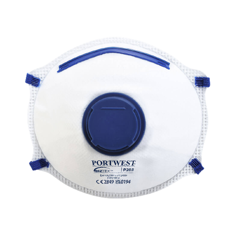 Máscara com Válvula  FFP2 | Portwest 1