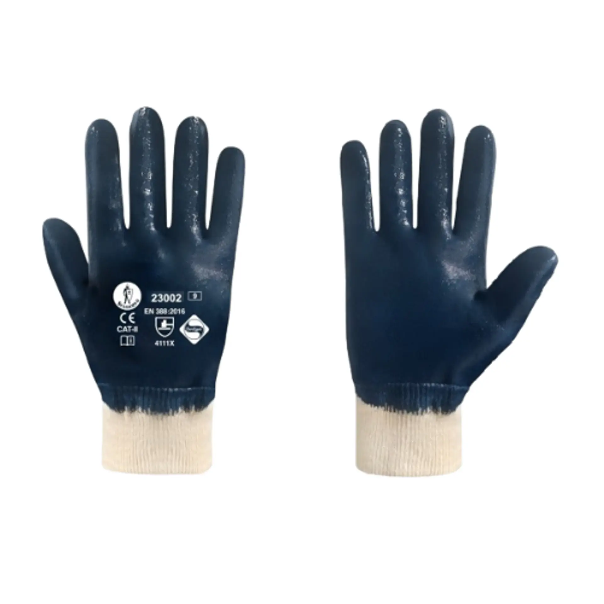 Gant en nitrile avec poignet élastique 1