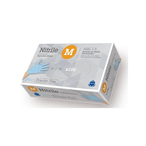 Gants en nitrile sans poudre 3,5 g